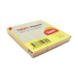 Noki Memo Stick Notes 75x75 mm Küp Neon Yapışkanlı Not Kağıdı 100 Yaprak 4 Adet 12042