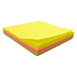 Noki Memo Stick Notes 75x75 mm Küp Neon Yapışkanlı Not Kağıdı 100 Yaprak 4 Adet 12042
