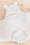 Babymod Polyester Yıldız 35x70 cm Bebek Battaniyesi Krem