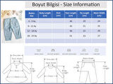 Düğmeli Beli Lastikli Erkek Bebek Keten Pantolon