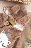 Kedi Figürlü Peluş Welsoft Kız/Erkek Bebek Tulum