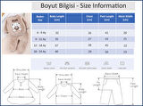 Ayıcık Fiğürlü Welsoft Peluş Kışlık Bebek 2 li Takım