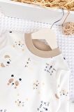 Fiğürlü %100 Pamuk Kız Erkek Bebek Çocuk Pijama Takımı