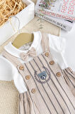 Erkek Bebek %100 PamukYazlık Salopet Tulum Set