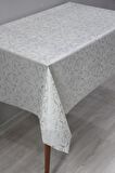 Kaydırmaz Pvc Silinebilir Muşamba Masa Örtüsü 005-GRİŞAL