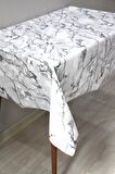 Kaydırmaz Pvc Silinebilir Muşamba Masa Örtüsü 006-GRİMERMER