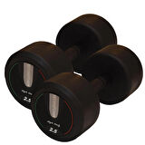 Technopower Kauçuk Olimpik Dumbell 2,5 Kg Çift Style Italy