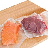 Vakum Torbası Poşeti Tırtıklı 25x35 cm 50 li Paket