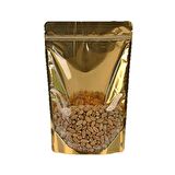 Şeffaf GOLD Metalize Kilitli Doypack 110x185x7 mm 100 Adet
