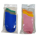 Kadın Düz Soket Çorap 3 lü 2 Paket