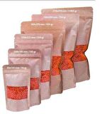 Kraft Pencereli Doypack 110x185x35 mm 25 li Paket