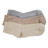 Kadın Düz Soket Çorap 3 lü 2 Paket