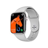 Global 2023 Watch 8 Series DT8Max Android İos HarmonyOs Uyumlu Akıllı Saat Gümüş WNE0924