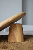 Doğal Bambu Yuvarlak Pasta & Kek Standı 31 x 10 cm Naturel demonte