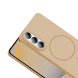 Galaxy S25 Edge Kılıf Magsafe Şarj Özellikli Kamera Çıkıntılı Ruby Lüx Silikon Kapak