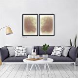 Çerçeveli Doku Efektli Tablo Seti 105x70 cm