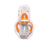 Babytime Turuncu Damla Akıtmaz Kuplu Bardak Biberon 250 ML