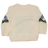 Erkek Bebek Yeşil Bej Şişme Yelekli Önü Kapalı Cepli 3'lü Takım