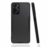 Oppo A96 4G Kılıf Kamera Korumalı Arkası Şeffaf Silikon