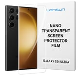 Galaxy Uyumlu S24 Ultra Lensun Nano Şeffaf Ekran Koruyucu