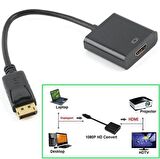 Displayport To HDMI Çevirici Dönüştürücü Adaptör Kablosu