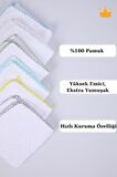 Baby Hola Bebek Ağız Mendili ve Ter Havlusu 6'lı Paket 1071