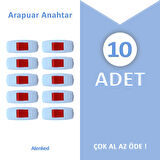 Elektrik Anahtarı Arapuar 10 Adet