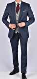 CRT 255 SLİMFİT YELEKLİ KOMBİN TAKIM ELBİSE/PARLEMENT/46 BEDEN - 6 DROP