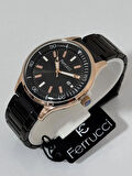 FERRUCCİ ERKEK KOL SAATİ ÇELİK KASA BOMBELİ CAM 30 METRE SUYA DAYANIKLI