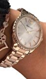 Ferrucci Rosegold Çelik Şık Kadın Kol Saat ve Şık Bileklik