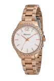 Ferrucci Rosegold Çelik Şık Kadın Kol Saat ve Şık Bileklik