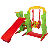 King Kids Kaydıraklı Salıncak Set A Yeşil
