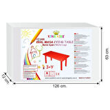 King Kids Kral Masa Metal Ayaklı Mavi