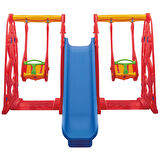 Sevimli Teddy Kaydıraklı Salıncak Set B