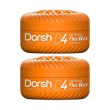 Dorsh Saç Şekillendirici Wax Flex Wax D4 150 Ml 2 Adet