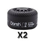 Dorsh Saç Şekillendirici Wax Full Wax D1 150 Ml 2 Adet