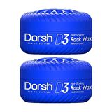 Dorsh Saç Şekillendirici Wax Rock Wax D3 150 Ml 2 Adet
