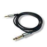 FULLY 3metre 6.3mm Mono - 3.5mm Stereo Kablo