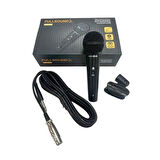 FullSound FS-101 Kablolu Metal Gövdeli El Tipi Mikrofon 5Metre Kablolu