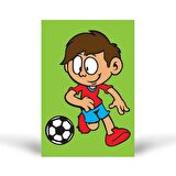 Futbolcu-1 Tuz Boyama Oyunu, Eğitici Aktivite, Kum Boyama Oyunu