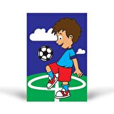 Futbolcu-2 Tuz Boyama Oyunu, Eğitici Aktivite, Kum Boyama Oyunu