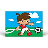 Futbolcu-3 Tuz Boyama Oyunu, Eğitici Aktivite, Kum Boyama Oyunu