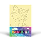 Kedi Tuz Boyama Oyunu, Eğitici Aktivite, Kum Boyama Oyunu