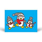 KB-340 Penguen Simli Tuz Boyama Oyunu, Eğitici Aktivite, Kum Boyama Oyunu