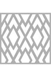 Geometrik Desen-6 Stencil Boyama şablonu 30x30 cm, Duvar Stencil, Fayans Stencil, Mobilya Stencil