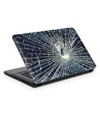 Çatlamış Cam Notebook Sticker, Laptop sticker,, Hp Sticker, Asus Sticker, 15.6 inç Sticker