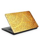 Altın İşlemeleri Notebook Sticker, Laptop sticker,, Hp Sticker, Asus Sticker, 15.6 inç Sticker