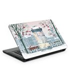 Karlar Cenneti Notebook Sticker, Laptop sticker,, Hp Sticker, Asus Sticker, 15.6 inç Sticker