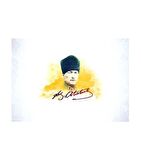 Atatürk-5 Notebook Sticker, Laptop sticker,, Hp Sticker, Asus Sticker, 15.6 inç Sticker