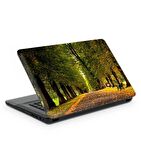 Ağaçlı Yol Notebook Sticker, Laptop sticker,, Hp Sticker, Asus Sticker, 15.6 inç Sticker